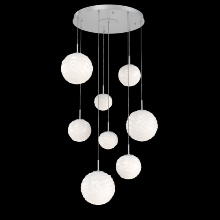 Hammerton CHB0092-08-CS-WL-C01-L3 - Gaia Round Pendant Chandelier