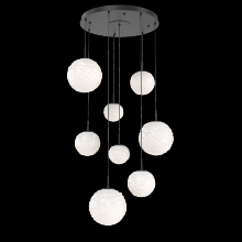 Hammerton CHB0092-08-MB-WL-C01-L3 - Gaia Round Pendant Chandelier