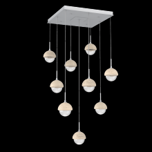 Hammerton CHB0093-09-CS-TC-C01-L1 - Cabochon Square Pendant Chandelier