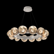 Hammerton CHB0095-36-BS-FB-CA1-L1 - Luna Radial Ring Chandelier