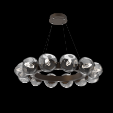 Hammerton CHB0095-36-FB-GS-CA1-L3 - Luna Radial Ring Chandelier