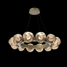 Hammerton CHB0095-36-GB-ZB-CA1-L1 - Luna Radial Ring Chandelier