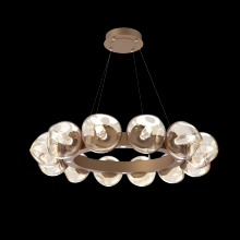 Hammerton CHB0095-36-NB-GA-CA1-L1 - Luna Radial Ring Chandelier