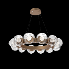 Hammerton CHB0095-36-NB-ZC-CA1-L3 - Luna Radial Ring Chandelier