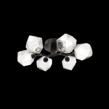 Hammerton CLB0039-01-MB-C-L1-RTS - Gem 6-Light Flush Mount-Matte Black