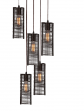 Hammerton CHB0020-05-NB-0-C01-E2 - Downtown Mesh Round Multi-Pendant-05