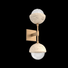 Hammerton IDB0093-02-NB-TC-L1 - Cabochon Double Sconce