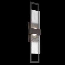 Hammerton ODB0085-02-SB-FG-L2 - Sasha 28" Sconce-Statuary Bronze-Frosted Granite