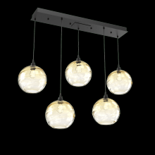 Hammerton PLB0047-05-MB-OA-C01-E2 - Terra Linear 5pc Multi-Pendant