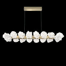 Hammerton PLB0059-60-GB-BC-CA1-L1 - Blossom Linear Suspension 60"W-Gilded Brass-Blossom Clear Blownglass