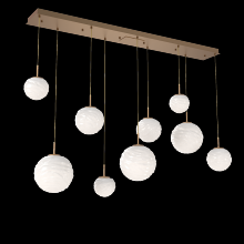 Hammerton PLB0092-09-NB-WL-C01-L3 - Gaia Linear Multi-Pendant Chandelier