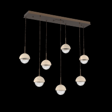 Hammerton PLB0093-07-FB-TC-C01-L1 - Cabochon Linear Pendant Chandelier