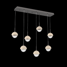 Hammerton PLB0093-07-GP-TC-C01-L3 - Cabochon Linear Pendant Chandelier