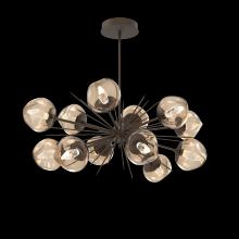 Hammerton PLB0095-0D-FB-GB-001-L1 - Luna Oval Starburst Chandelier