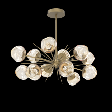 Hammerton PLB0095-0D-GB-FA-001-L1 - Luna Oval Starburst Chandelier