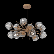 Hammerton PLB0095-0D-NB-GS-001-L1 - Luna Oval Starburst Chandelier