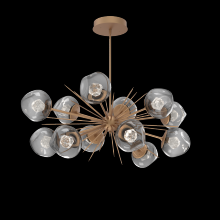 Hammerton PLB0095-0D-NB-ZS-001-L3 - Luna Oval Starburst Chandelier