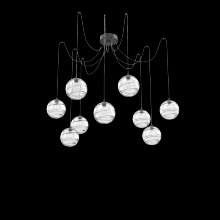 Hammerton SCB0047-09-MB-OC-C01-E2 - Terra Round 9pc Swag Multi-Pendant