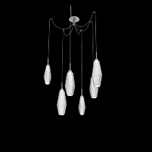 Hammerton SCB0049-06-BS-RC-C01-L3 - Aalto Round 6pc Swag Multi-Pendant