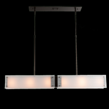 Hammerton PLB0044-44-BS-BG-001-E2 - Textured Glass Linear Suspension-44