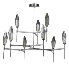 Hammerton CHB0050-54-SN-CB-001-L1 - Rock Crystal Round Chandelier-54-Satin Nickel