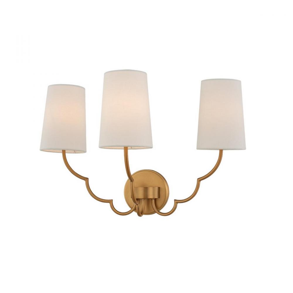 Sophia 3 Light Wall Sconce