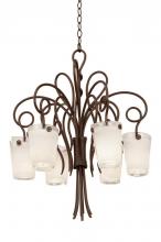 Kalco 4289AC/ANTQ - Tribecca 6 Light Chandelier