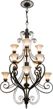 Kalco 5189AC/1339 - Mirabelle (4+4+4) Light 3 Tier Foyer