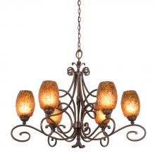 Kalco 5534AC/1355 - Amelie 6 Light Chandelier