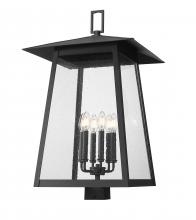 Z-Lite 5015PHXXLS-BK - 6 Light Outdoor Post Mount Fixture