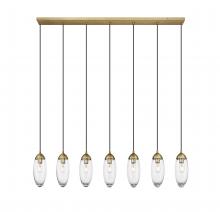 Z-Lite 651P-7L-RB - 7 Light Linear Chandelier