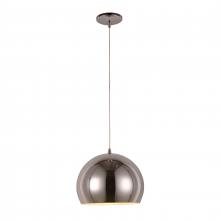 Worldwide Lighting Corp W83544C12 - Monroe 12-Watt Chrome Finish Integrated LEd Pendant Light 3000K 12 in. Dia x 96 in. H