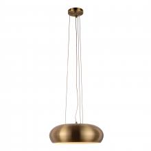 Worldwide Lighting Corp W83551BP14 - Madison 18-Watt Antique Bronze Finish Integrated LEd disc Pendant Light 3000K 14 in. Dia x 96 in. H