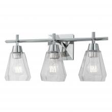 Norwell 8283-PN-CL - Arctic Vanity Light - Polished Nickel