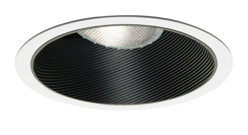 One Light Black Recessed Lighting Trim