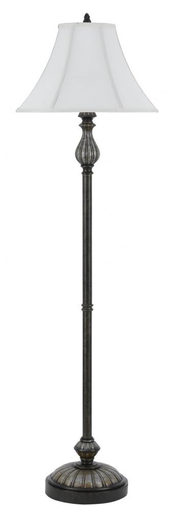 150W 3 WAY MILTON RESIN/METAL FLOOR LAMP