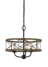 CAL Lighting FX-3685-3 - 40W X 3 Modica Metal Pendant Fixture (Edison Bulbs Not included)