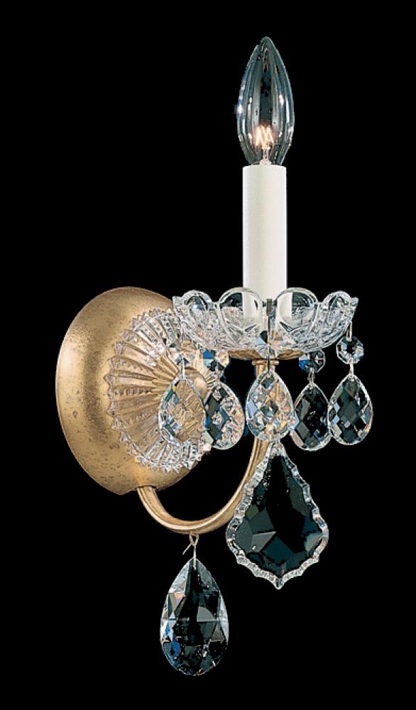 New Orleans 1 Light 120V Wall Sconce in Heirloom Bronze with Heritage Handcut Crystal