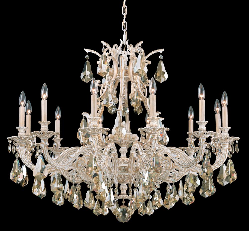 Sophia 12 Light 120V Chandelier in Heirloom Bronze with Heritage Handcut Crystal