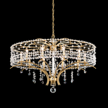 Schonbek 1870 TC1036N-48R - Bella Rose 10 Light 120V Chandelier in Antique Silver with Clear Radiance Crystal