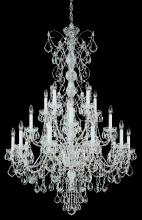 Schonbek 1870 1716-51 - Century 20 Light 110V Chandelier in Black with Clear Heritage Crystal