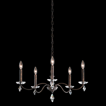 Schonbek 1870 MD1005N-23H - Modique 5 Light 110V Chandelier in Etruscan Gold with Clear Heritage Crystal