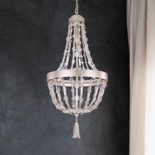 Schonbek 1870 S2816-48O - Bali 16in LED 120V-277V Pendant in Antique Silver with Clear Optic Crystal