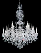 Schonbek 1870 3612-40R - Sterling 45 Light 120V Chandelier in Polished Silver with Clear Radiance Crystal