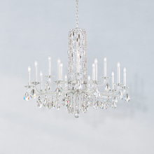 Schonbek 1870 RS83151N-22R - Siena 15 Light 120V Chandelier (No Spikes) in Heirloom Gold with Clear Radiance Crystal