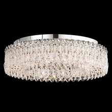 Schonbek 1870 RS8347N-48R - Sarella 12 Light 120V Flush Mount in Antique Silver with Clear Radiance Crystal