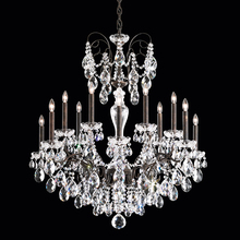 Schonbek 1870 ST1852N-76H - Sonatina 14 Light 120V Chandelier in Heirloom Bronze with Clear Heritage Handcut Crystal