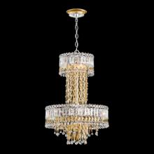 Schonbek 1870 LR1010N-76H - Triandra 7 Light 110V Pendant in Heirloom Bronze with Clear Heritage Crystals