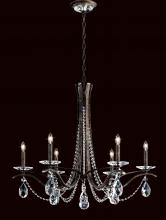 Schonbek 1870 VA8336N-59H - Vesca 6 Light 120V Chandelier in Ferro Black with Clear Heritage Handcut Crystal