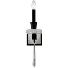 Schonbek 1870 S9319-51OH - Amadeus 1 Light 120V Wall Sconce in Black with Optic Haze Quartz